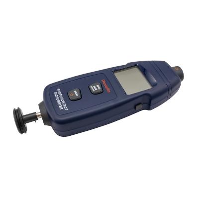 Digital omdrejningstæller med kombineret laser og mekanisk aflæsning